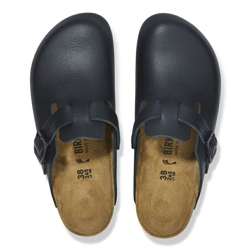 ビルケンシュトックBIRKENSTOCKプロフェッショナルBostonPRO(ボストンプロ)1026222ブラック(レディースサンダル)ナローフィット天然皮革クロッグサボ医療厨房仕事履き「靴」