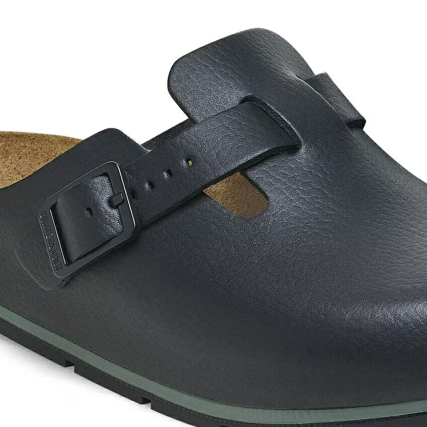 ビルケンシュトックBIRKENSTOCKプロフェッショナルBostonPRO(ボストンプロ)1026222ブラック(レディースサンダル)ナローフィット天然皮革クロッグサボ医療厨房仕事履き「靴」