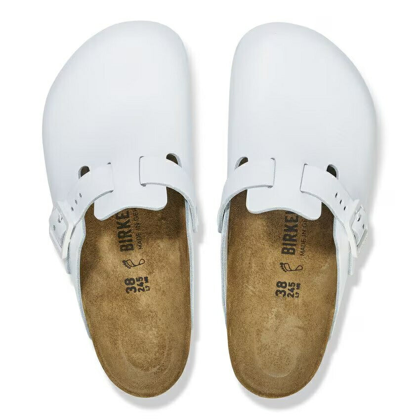 ビルケンシュトックBIRKENSTOCKプロフェッショナルBostonPRO(ボストンプロ)1025992ホワイト(メンズサンダル)レギュラーフィット天然皮革クロッグサボ医療厨房仕事履き「靴」