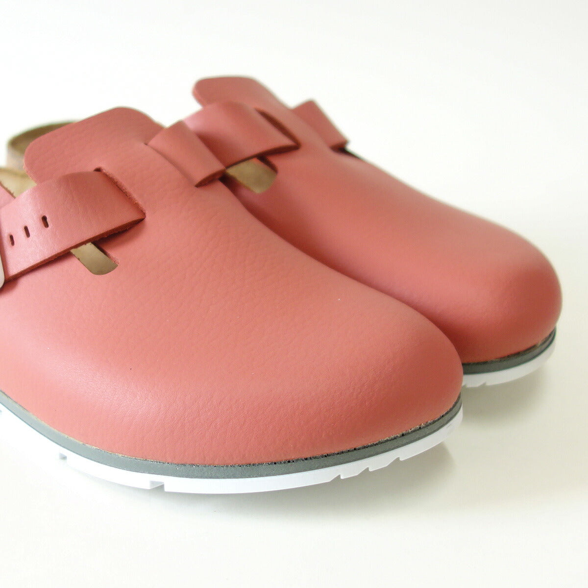 ビルケンシュトックBIRKENSTOCKプロフェッショナルBostonPRO(ボストンプロ)1026241マーズレッド(レディースサンダル)ナローフィット天然皮革クロッグサボ医療厨房仕事履き「靴」