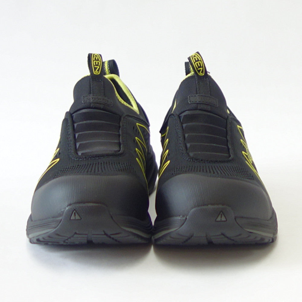KEEN キーン ヴィスタ エナジー シフト(カーボンファイバートゥ) ワークシューズ 1026362(メンズ)カラー:Black/Evening Primrose 工事現場 アウトドア ウォーキングシューズ ハイキングシューズ「靴」