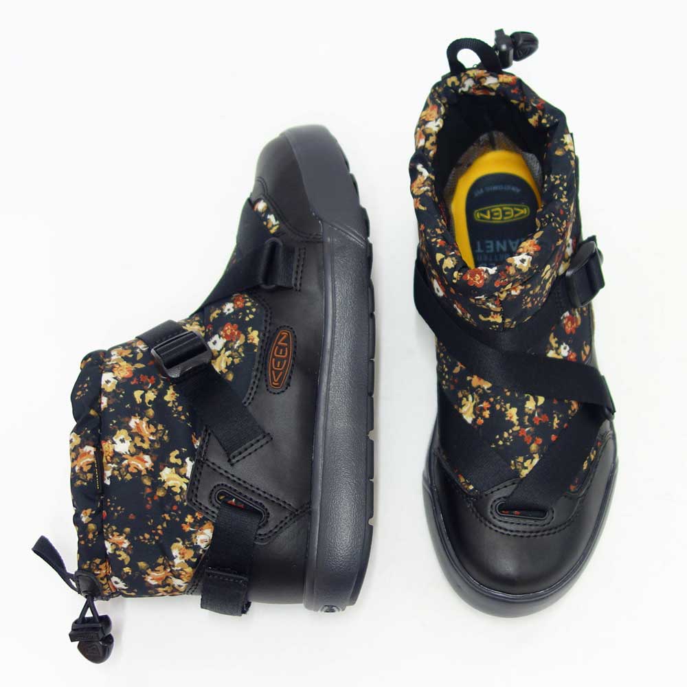 【SALE 30%OFF】 キーン KEEN HOODZERRA WP フッドゼラ ウォータープルーフ 1026674 マルチ/ブラック(レディース) 防水 ショートブーツ ウォーキング 「靴」