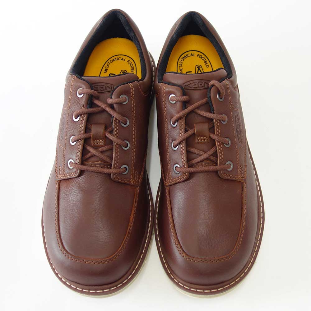 KEEN キーン サンノゼ オックスフォード(ソフトトゥ) ワークシューズ 1026788(メンズ)カラー:Gingerbread/Off White 工事現場 アウトドア ウォーキングシューズ ハイキングシューズ「靴」