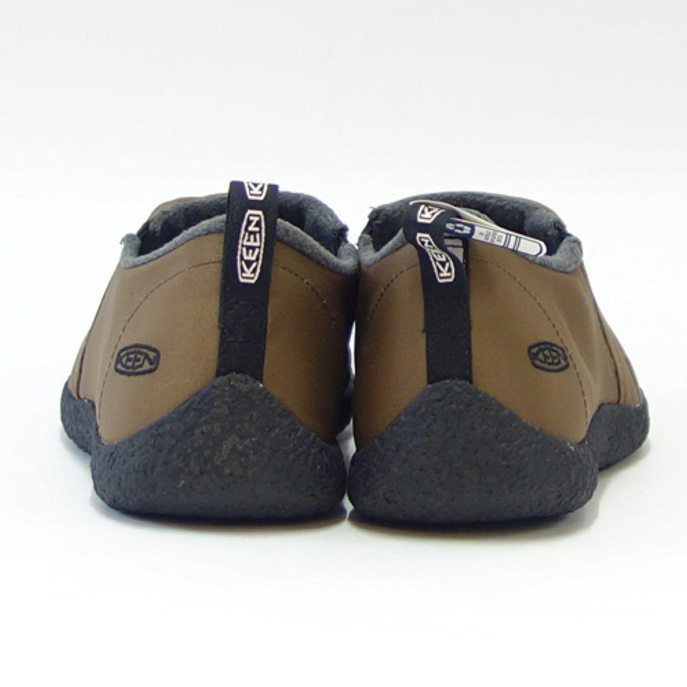 キーン KEEN ハウザー ツー 1026859 Dark Earth / Black(メンズ)ソフトなナイロン素材 温かみのあるスリッポンシューズ「靴」
