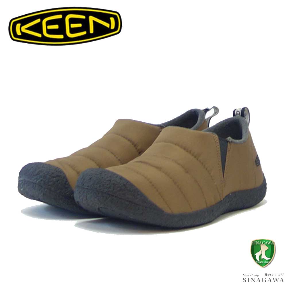 キーン KEEN ハウザー ツー 1026859 Dark Earth / Black(メンズ)ソフトなナイロン素材 温かみのあるスリッポンシューズ「靴」