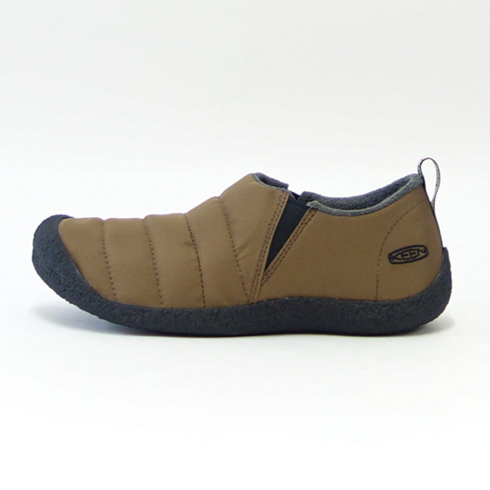 キーン KEEN ハウザー ツー 1026859 Dark Earth / Black(メンズ)ソフトなナイロン素材 温かみのあるスリッポンシューズ「靴」
