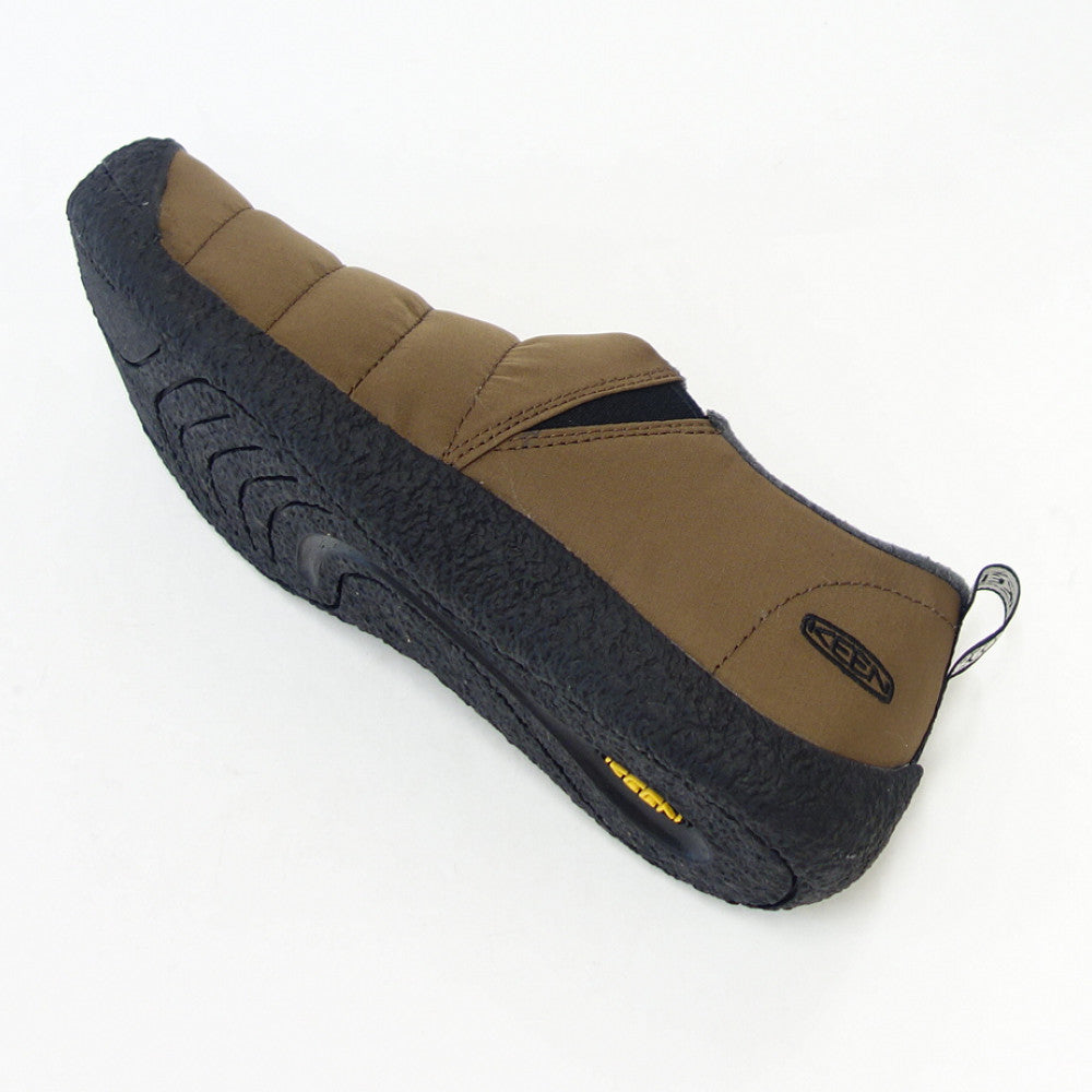 キーン KEEN ハウザー ツー 1026859 Dark Earth / Black(メンズ)ソフトなナイロン素材 温かみのあるスリッポンシューズ「靴」
