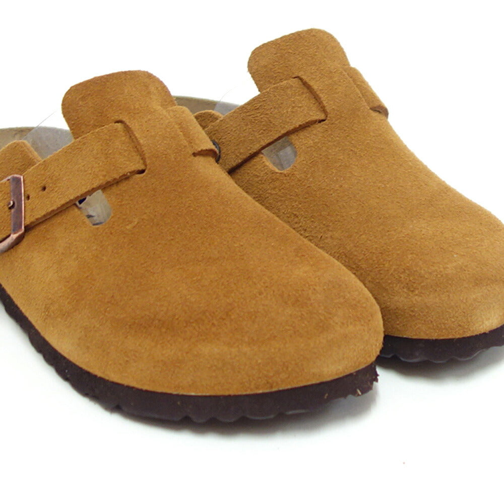 ビルケンシュトックBIRKENSTOCKBoston(ボストン)幅狭(ナローフィット)1027119(スエードレザー/ミンク)レディースサンダルサボクロッグドイツ製快適サンダル「靴」