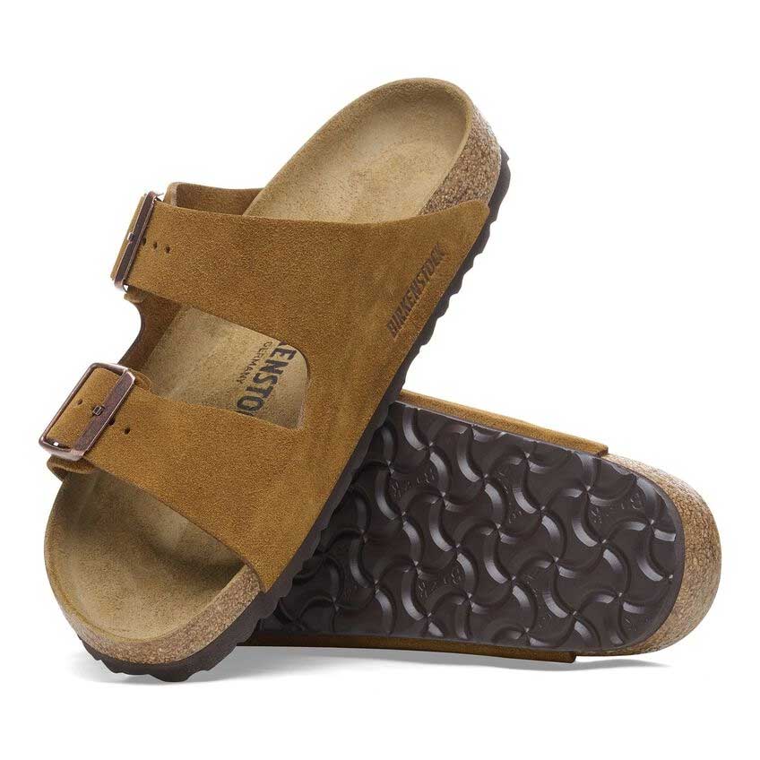 BIRKENSTOCKビルケンシュトックARIZONA(アリゾナ)スエードレザーミンク1027162(ナローフィット幅狭)レディースサンダル「靴」