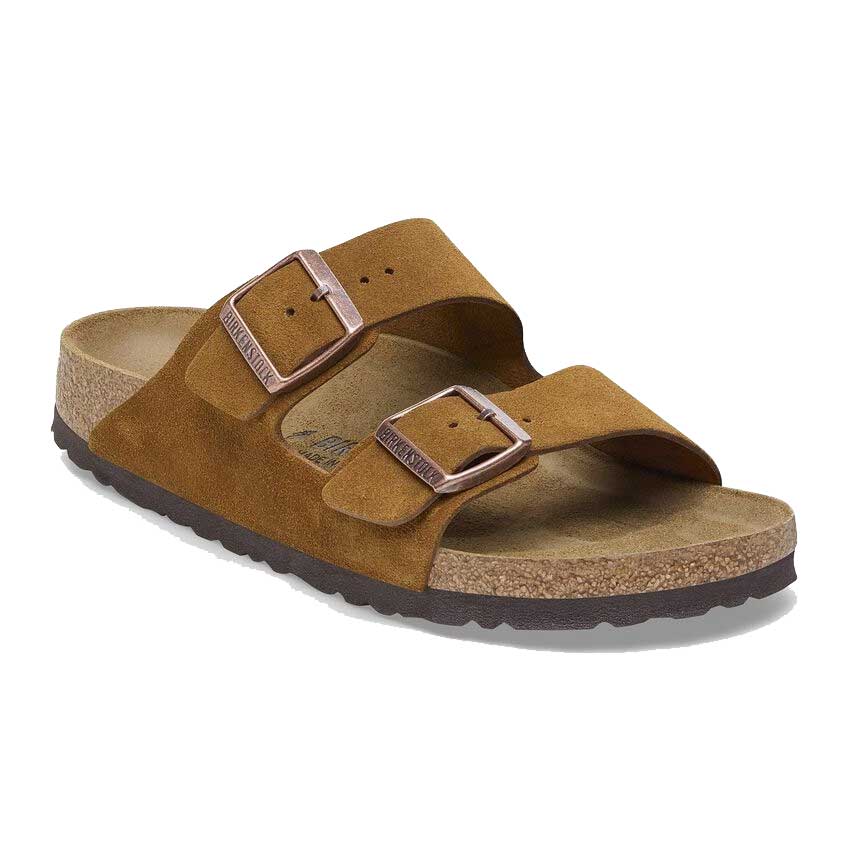 BIRKENSTOCKビルケンシュトックARIZONA(アリゾナ)スエードレザーミンク1027162(ナローフィット幅狭)レディースサンダル「靴」