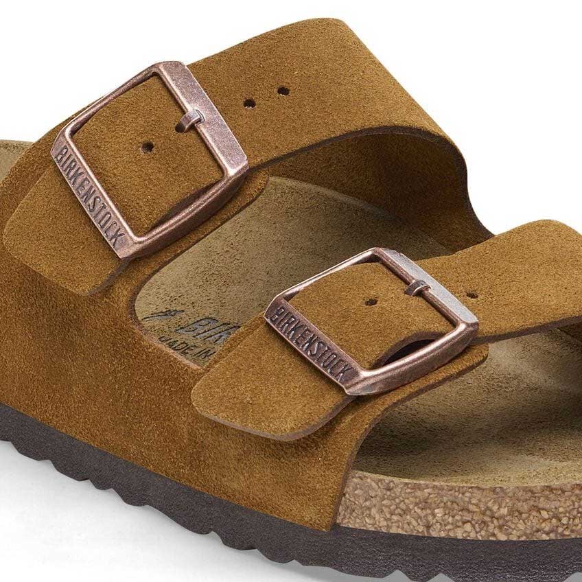 BIRKENSTOCKビルケンシュトックARIZONA(アリゾナ)スエードレザーミンク1027162(ナローフィット幅狭)レディースサンダル「靴」