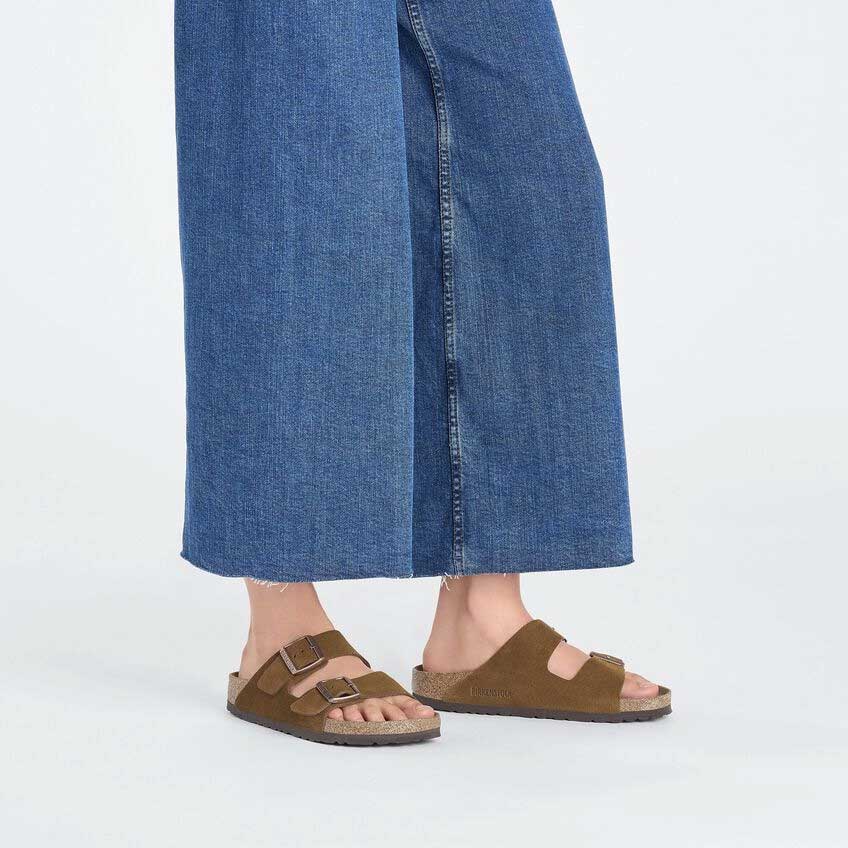 BIRKENSTOCKビルケンシュトックARIZONA(アリゾナ)スエードレザーミンク1027162(ナローフィット幅狭)レディースサンダル「靴」
