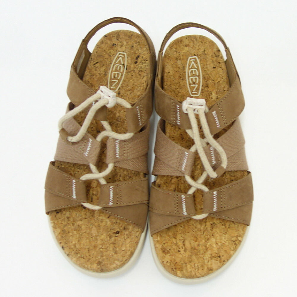 【SALE 30%OFF】 KEEN キーン ELLE MIXED STRAP エル ミックスド ストラップ (レディースサンダル) コンフォートサンダル (FAWN 1027278) (BLACK 1027279 (TOASTED COCONUT 1027280)「靴」