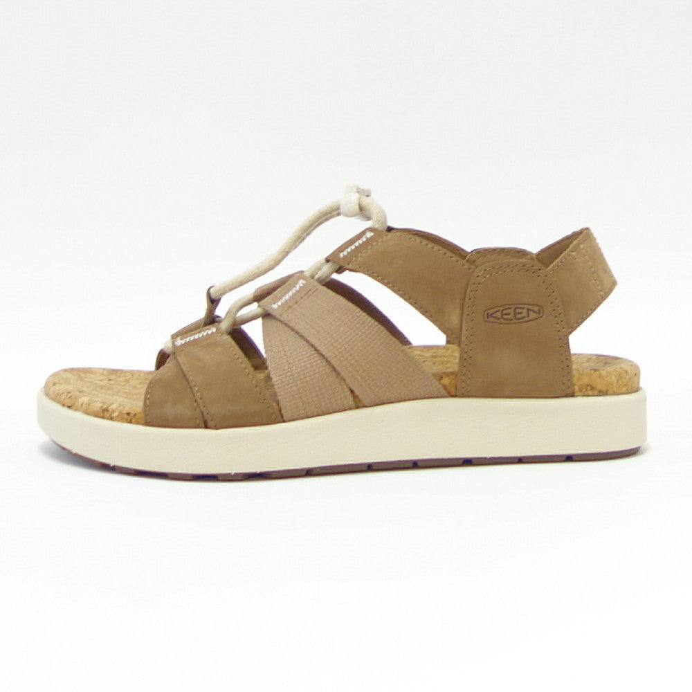 【SALE 30%OFF】 KEEN キーン ELLE MIXED STRAP エル ミックスド ストラップ (レディースサンダル) コンフォートサンダル (FAWN 1027278) (BLACK 1027279 (TOASTED COCONUT 1027280)「靴」
