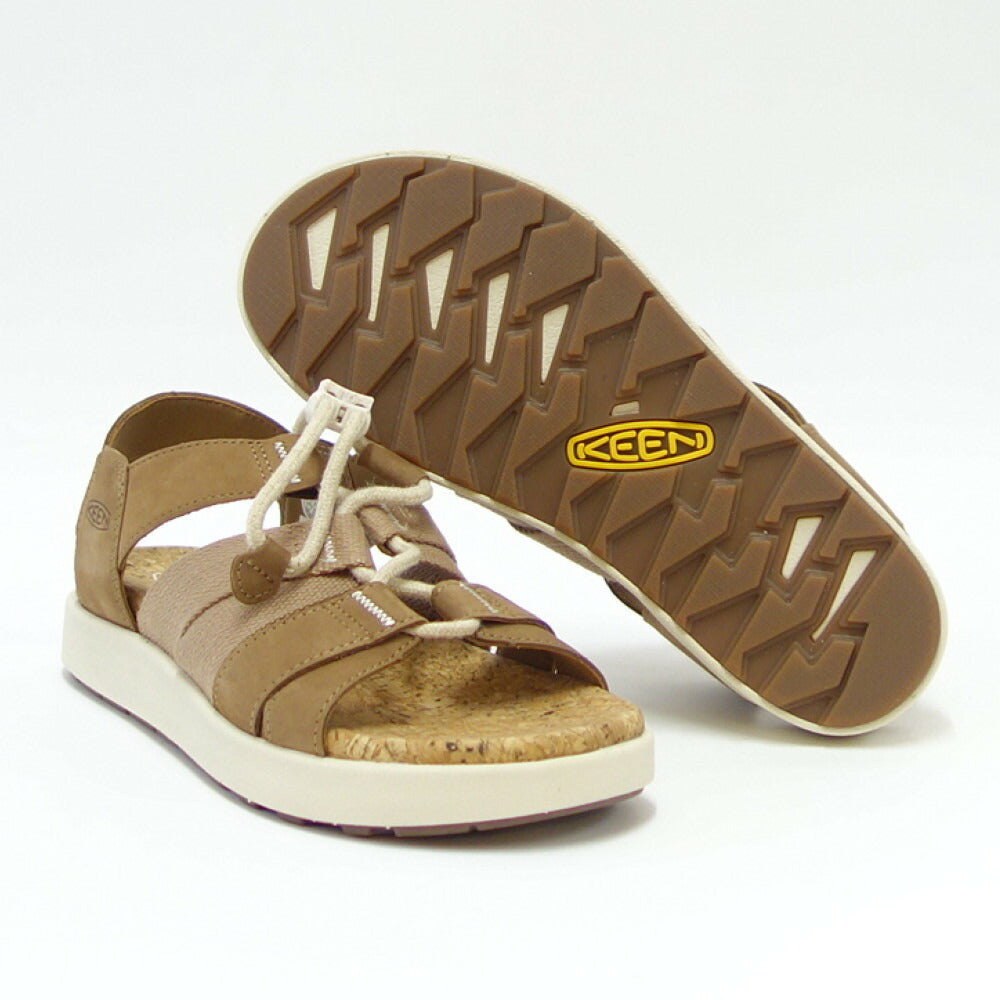 【SALE 30%OFF】 KEEN キーン ELLE MIXED STRAP エル ミックスド ストラップ (レディースサンダル) コンフォートサンダル (FAWN 1027278) (BLACK 1027279 (TOASTED COCONUT 1027280)「靴」