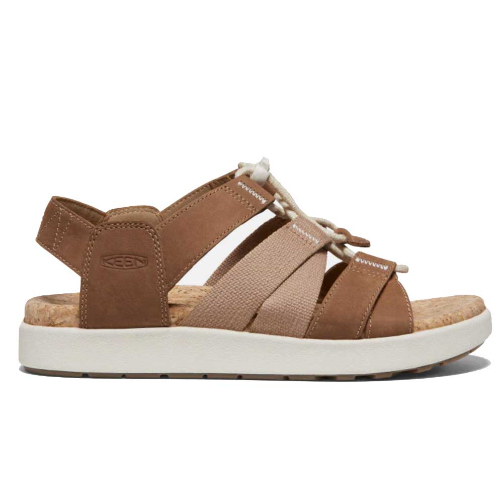 【SALE 30%OFF】 KEEN キーン ELLE MIXED STRAP エル ミックスド ストラップ (レディースサンダル) コンフォートサンダル (FAWN 1027278) (BLACK 1027279 (TOASTED COCONUT 1027280)「靴」