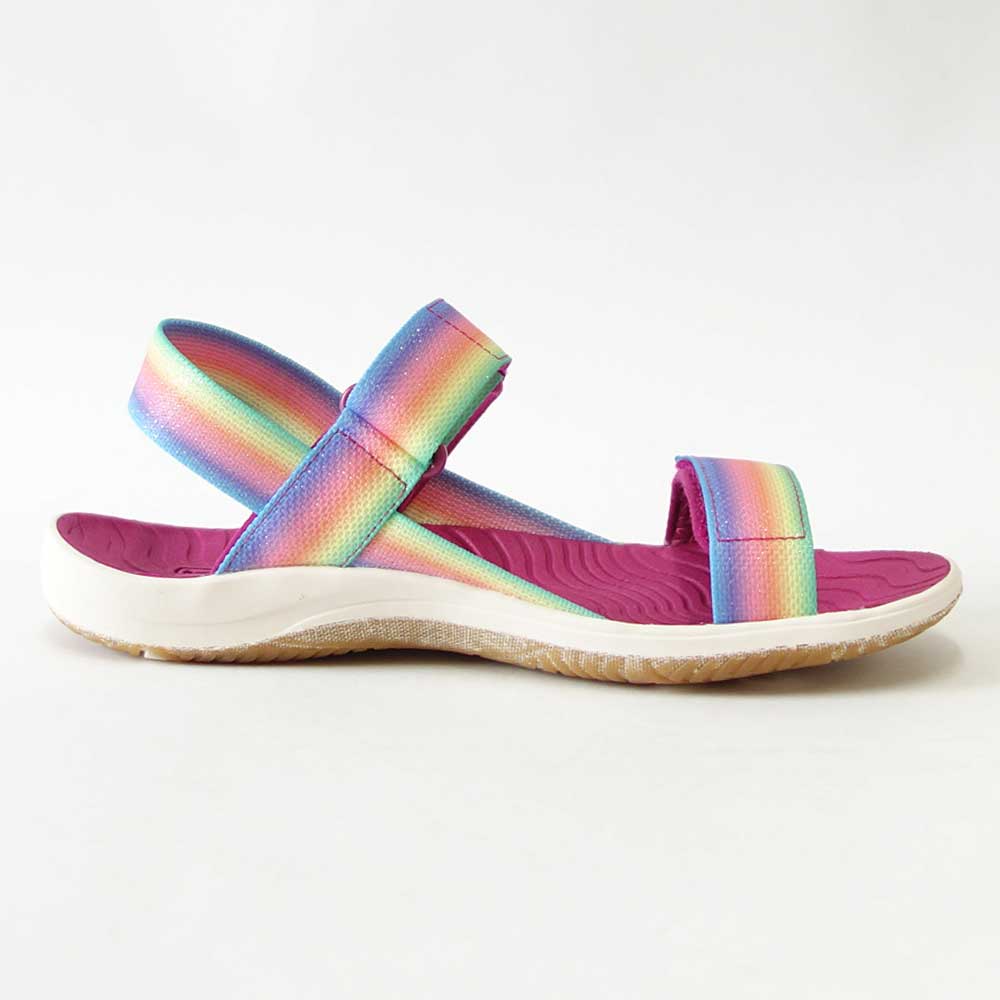 【SALE 30%OFF】 キーン KEEN エル バックストラップ 1027308 Rainbow/Festival Fuchsia(キッズ) 1027332 スポーツ オープントゥサンダル ビーチ サンダル 「靴」