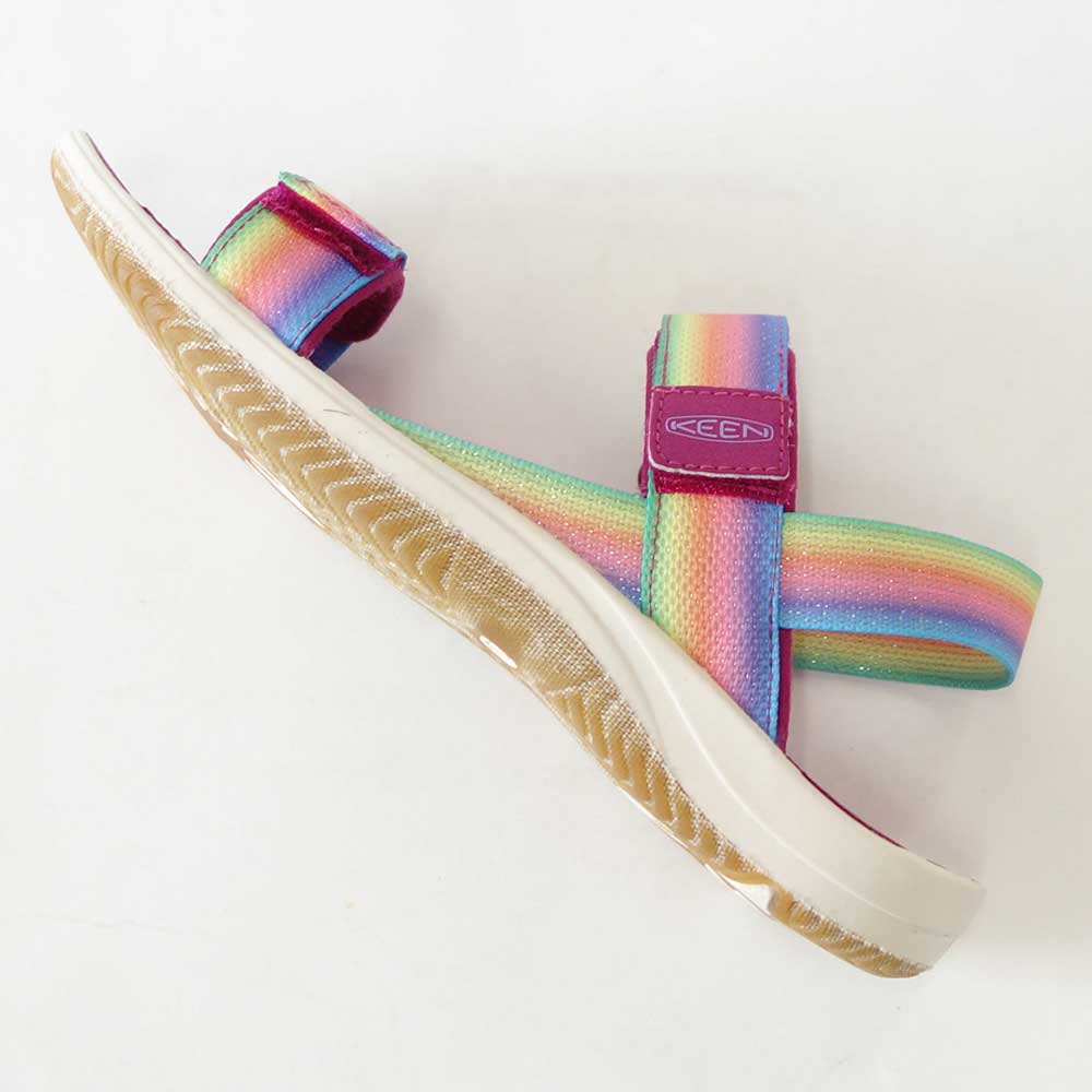 【SALE 30%OFF】 キーン KEEN エル バックストラップ 1027308 Rainbow/Festival Fuchsia(キッズ) 1027332 スポーツ オープントゥサンダル ビーチ サンダル 「靴」