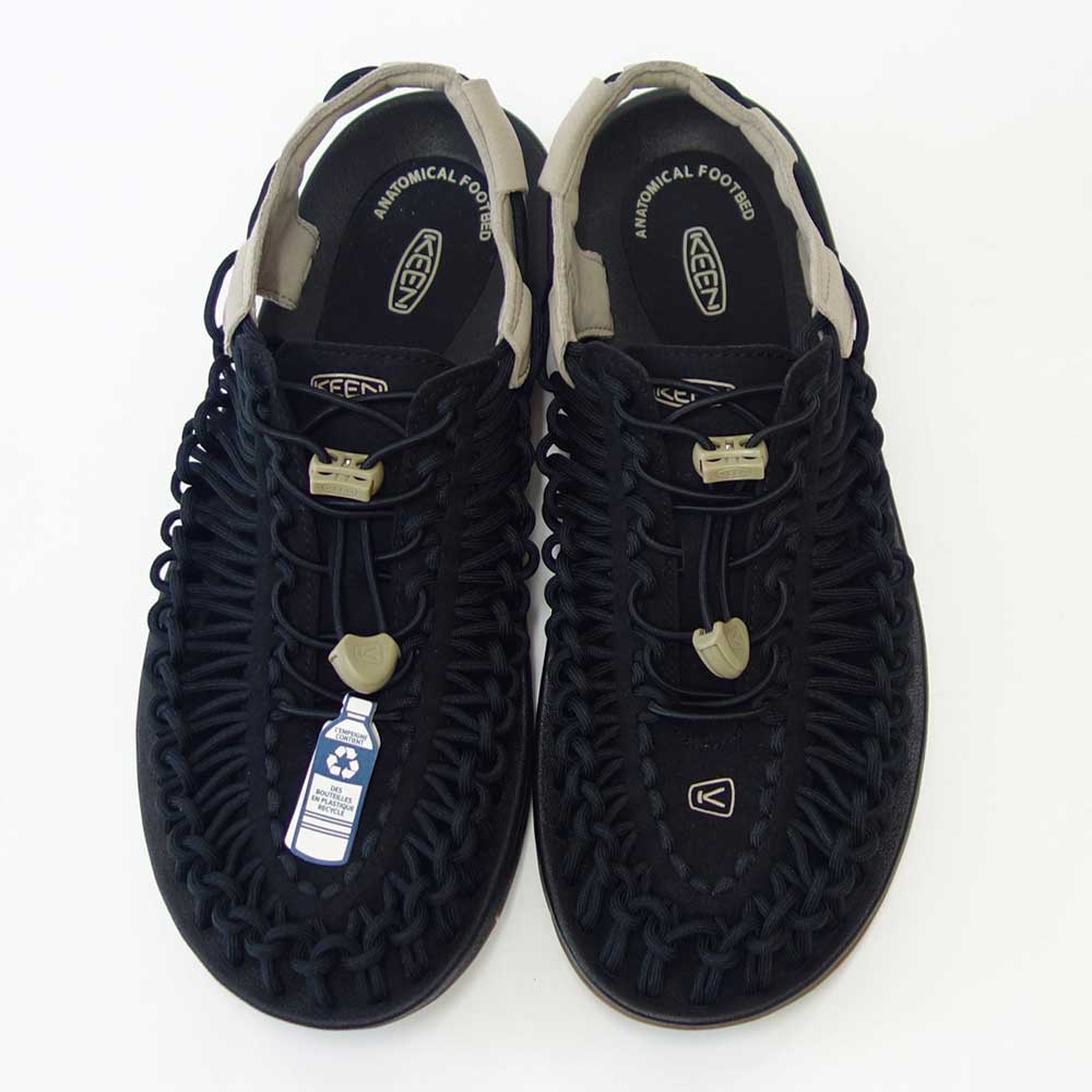 KEEN キーン UNEEK(ユニーク) 1027437(メンズ) カラー:Black / Plaza Taupe スニーカー サンダル アフタースポーツシューズ オフィスシューズ ガーデニングシューズ キャンプシューズ 「靴」