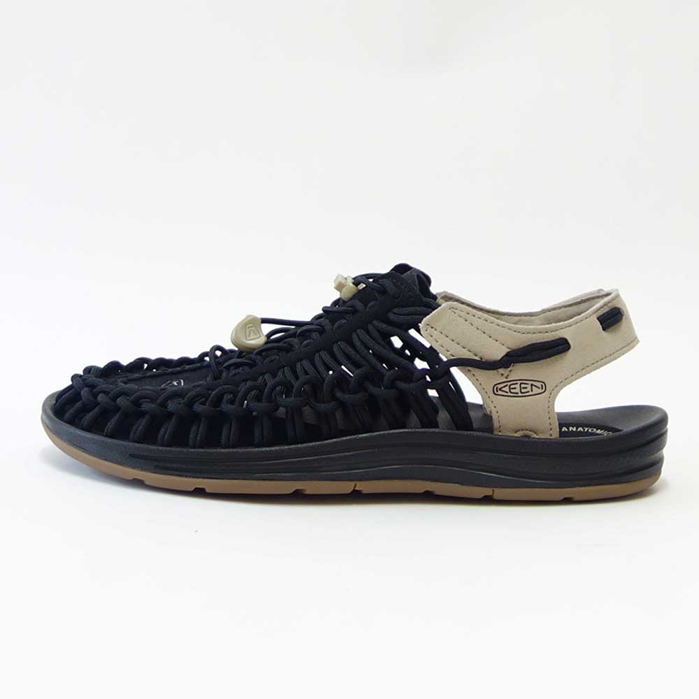 KEEN キーン UNEEK(ユニーク) 1027437(メンズ) カラー:Black / Plaza Taupe スニーカー サンダル アフタースポーツシューズ オフィスシューズ ガーデニングシューズ キャンプシューズ 「靴」