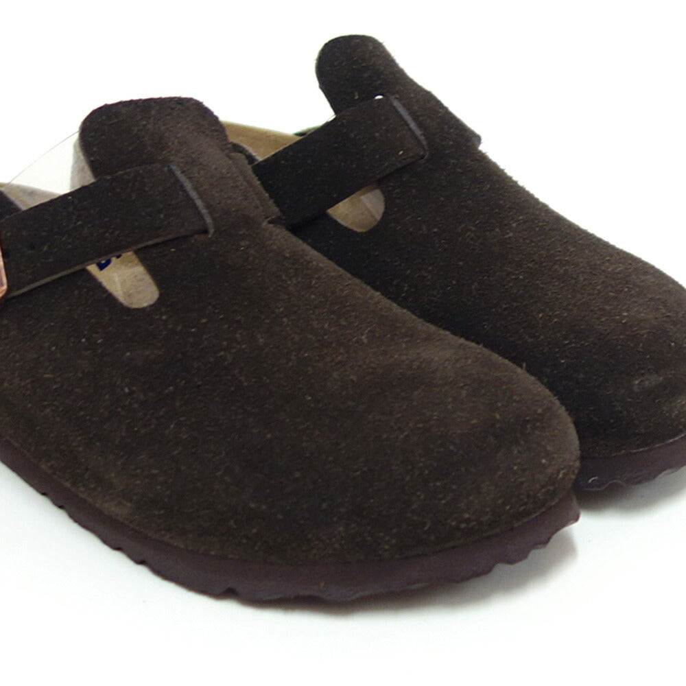 ビルケンシュトックBIRKENSTOCKBoston(ボストン)幅狭(ナローフィット)1027460(スエードレザー/モカ)レディースサンダルサボクロッグドイツ製快適サンダル「靴」