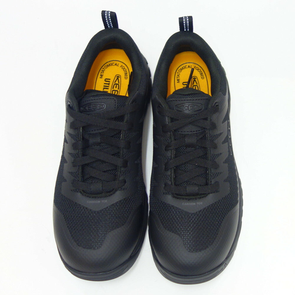 KEEN キーン アルヴァダ ワークシューズ(カーボンファイバートゥ) ワークシューズ 安全靴 1027657(メンズ)カラー:Black/Black 工事現場 アウトドア ウォーキングシューズ ハイキングシューズ「靴」