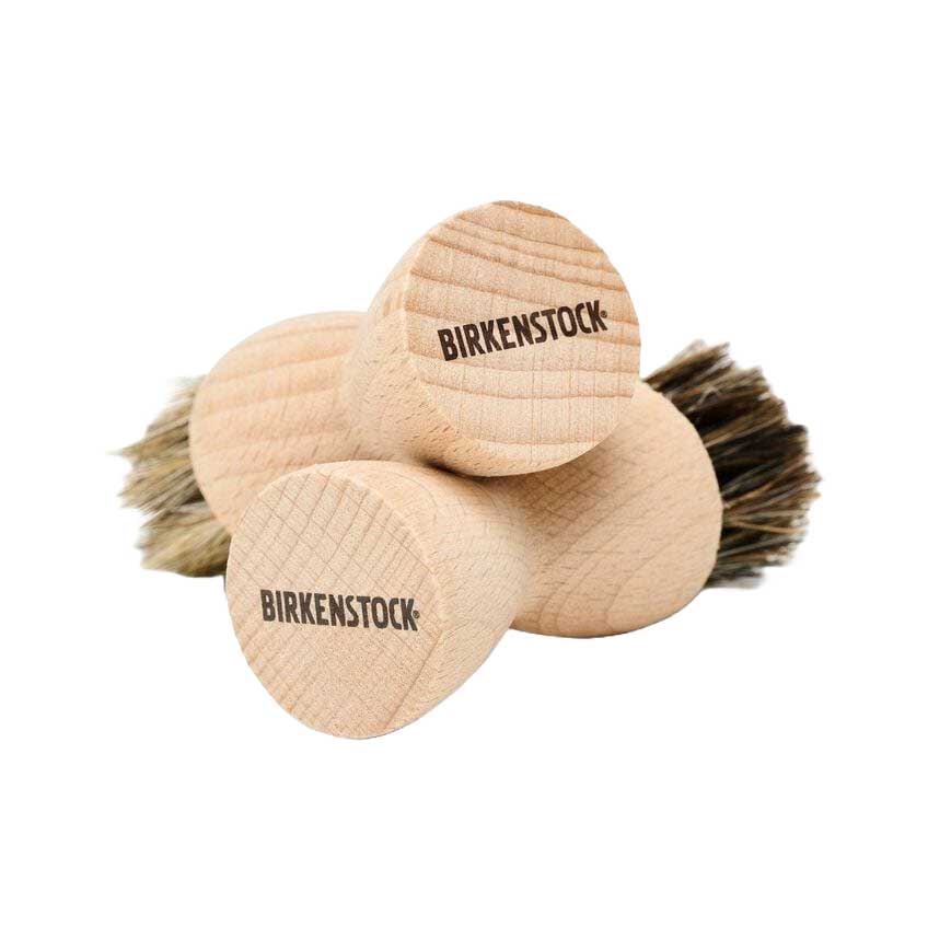 BIRKENSTOCKビルケンシュトックアプリケーションブラシ(馬毛2個入り)1027674ブナの木のクリーム塗布用ブラシ(ドイツ製)