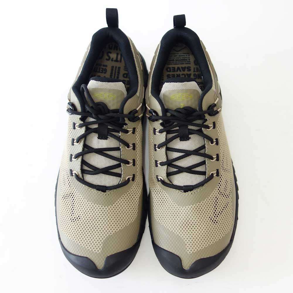 KEEN キーン NXIS EVO WP 1027790 ネクシス エヴォ ウォータープルーフ カラー:Plaza Taupe/Citronelle ライトハイキングシューズ ウォーキング トレッキング トラベル(メンズ)「靴」
