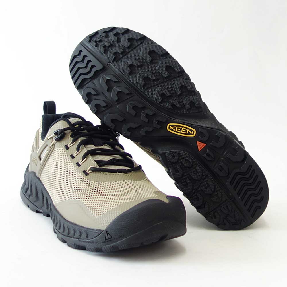 KEEN キーン NXIS EVO WP 1027790 ネクシス エヴォ ウォータープルーフ カラー:Plaza Taupe/Citronelle ライトハイキングシューズ ウォーキング トレッキング トラベル(メンズ)「靴」