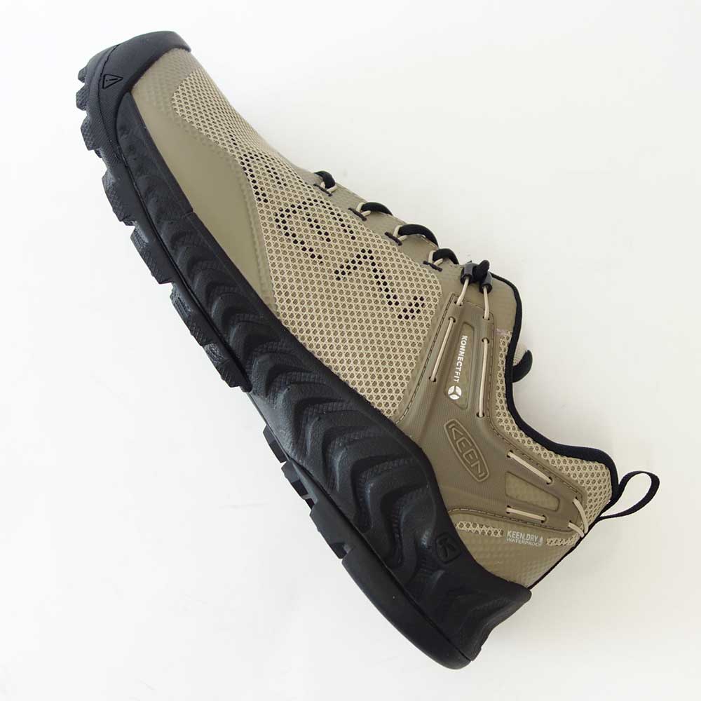KEEN キーン NXIS EVO WP 1027790 ネクシス エヴォ ウォータープルーフ カラー:Plaza Taupe/Citronelle ライトハイキングシューズ ウォーキング トレッキング トラベル(メンズ)「靴」