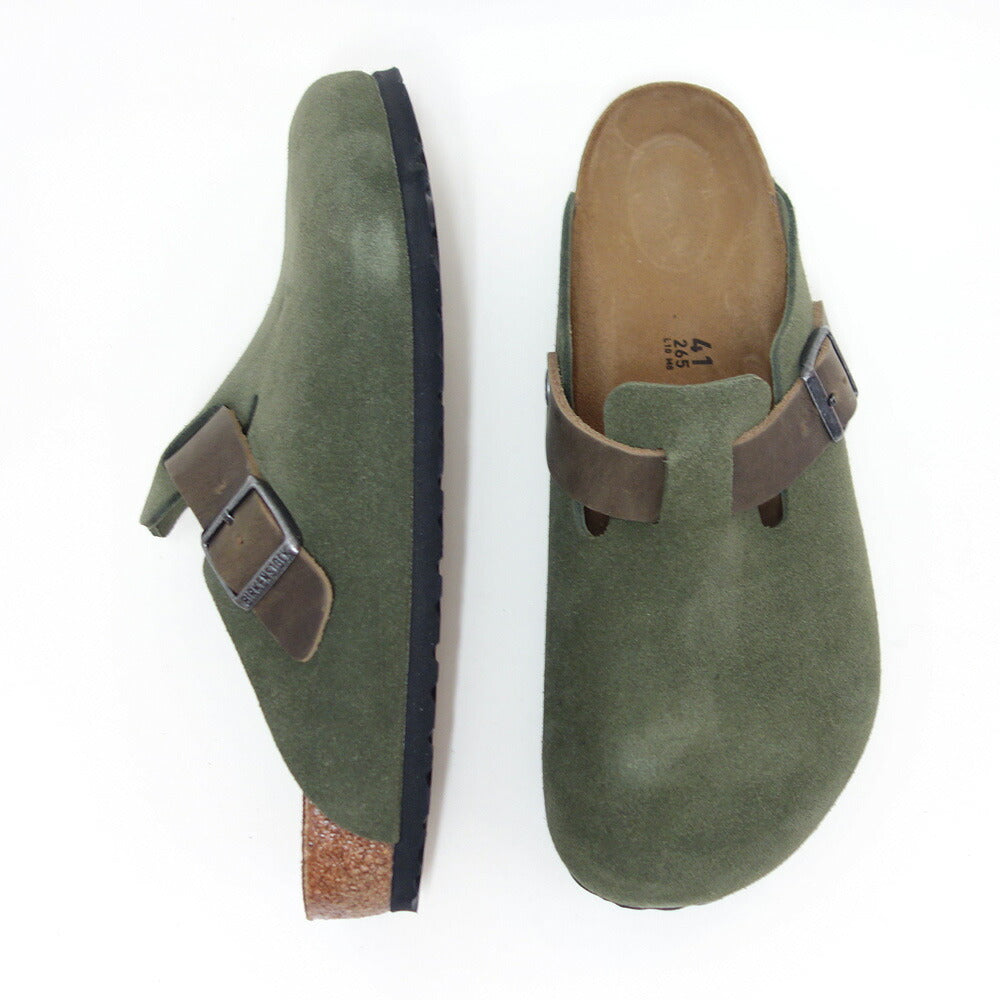 BIRKENSTOCK(ビルケンシュトック)Boston(ボストン)メンズ1028067(スエードレザー/タイム)レギュラーフィットドイツ生まれの快適フットベッド(正規輸入品)「靴」