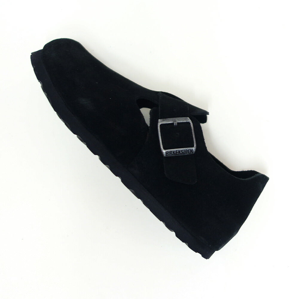 BIRKENSTOCKビルケンシュトックLONDON(ロンドン)ナローフィット(幅狭)ユニセックス1028078(スエードレザー/ブラック)ドイツ生まれの快適シューズ「靴」
