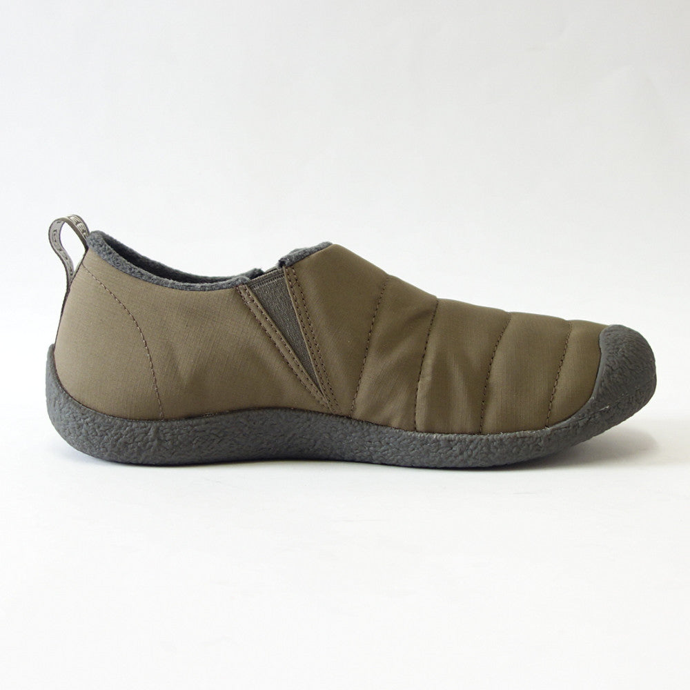 キーン KEEN ハウザー ツー 1028122 Canteen / Canteen(メンズ)ソフトなナイロン素材 温かみのあるスリッポンシューズ「靴」