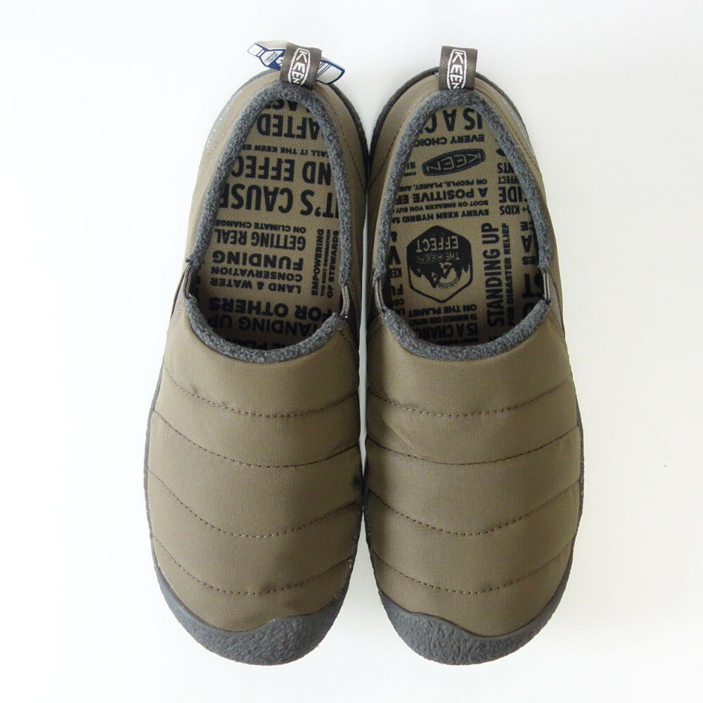 キーン KEEN ハウザー ツー 1028122 Canteen / Canteen(メンズ)ソフトなナイロン素材 温かみのあるスリッポンシューズ「靴」