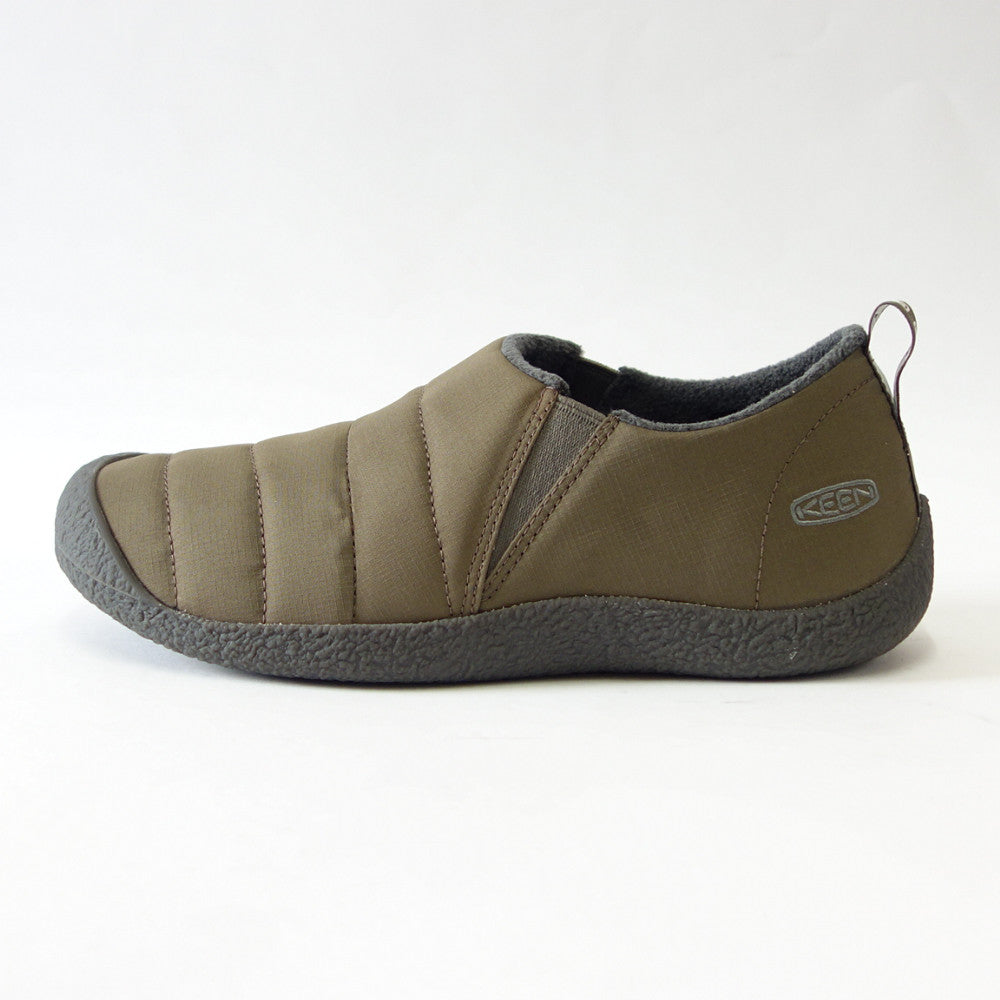 キーン KEEN ハウザー ツー 1028122 Canteen / Canteen(メンズ)ソフトなナイロン素材 温かみのあるスリッポンシューズ「靴」