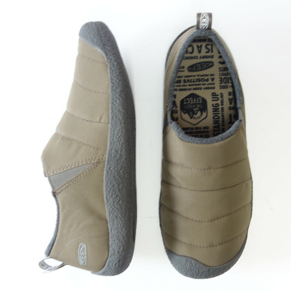 キーン KEEN ハウザー ツー 1028122 Canteen / Canteen(メンズ)ソフトなナイロン素材 温かみのあるスリッポンシューズ「靴」