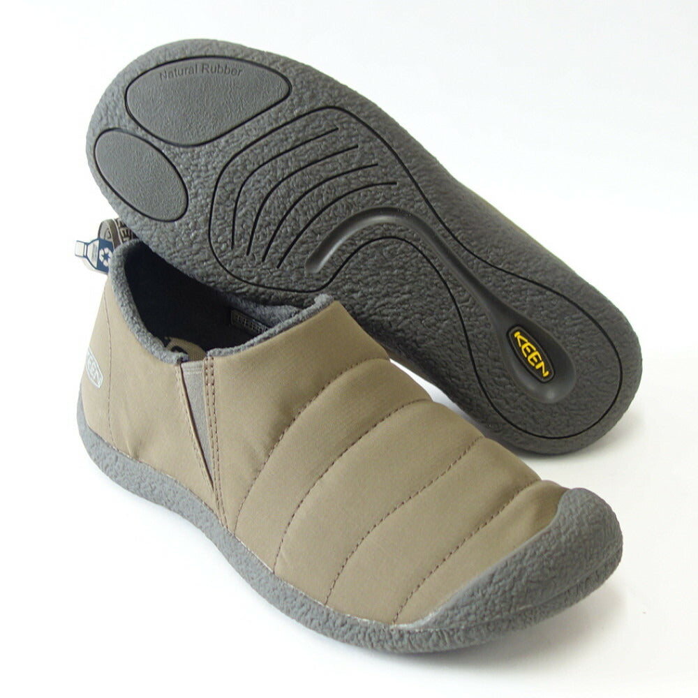 キーン KEEN ハウザー ツー 1028122 Canteen / Canteen(メンズ)ソフトなナイロン素材 温かみのあるスリッポンシューズ「靴」