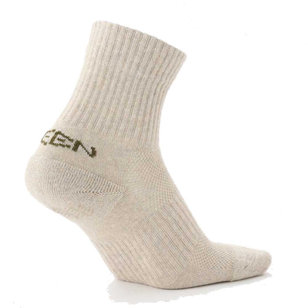 KEEN キーン ワシ ソックス クウォーター (ユニセックス) カラー:Beige(1028190) ・ Grey(1028191) ・ Blue/Brown(1028192) ・ Green/Beige(1028193) 日本製 靴下 アウトドア ウォーキング ハイキング