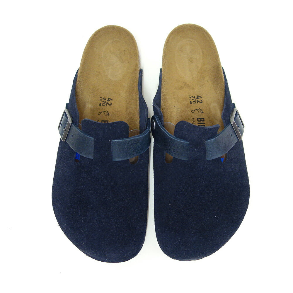 BIRKENSTOCK(ビルケンシュトック)Boston(ボストン)メンズ1028210(スエードレザー/ミッドナイト)レギュラーフィットドイツ生まれの快適フットベッド(正規輸入品)「靴」