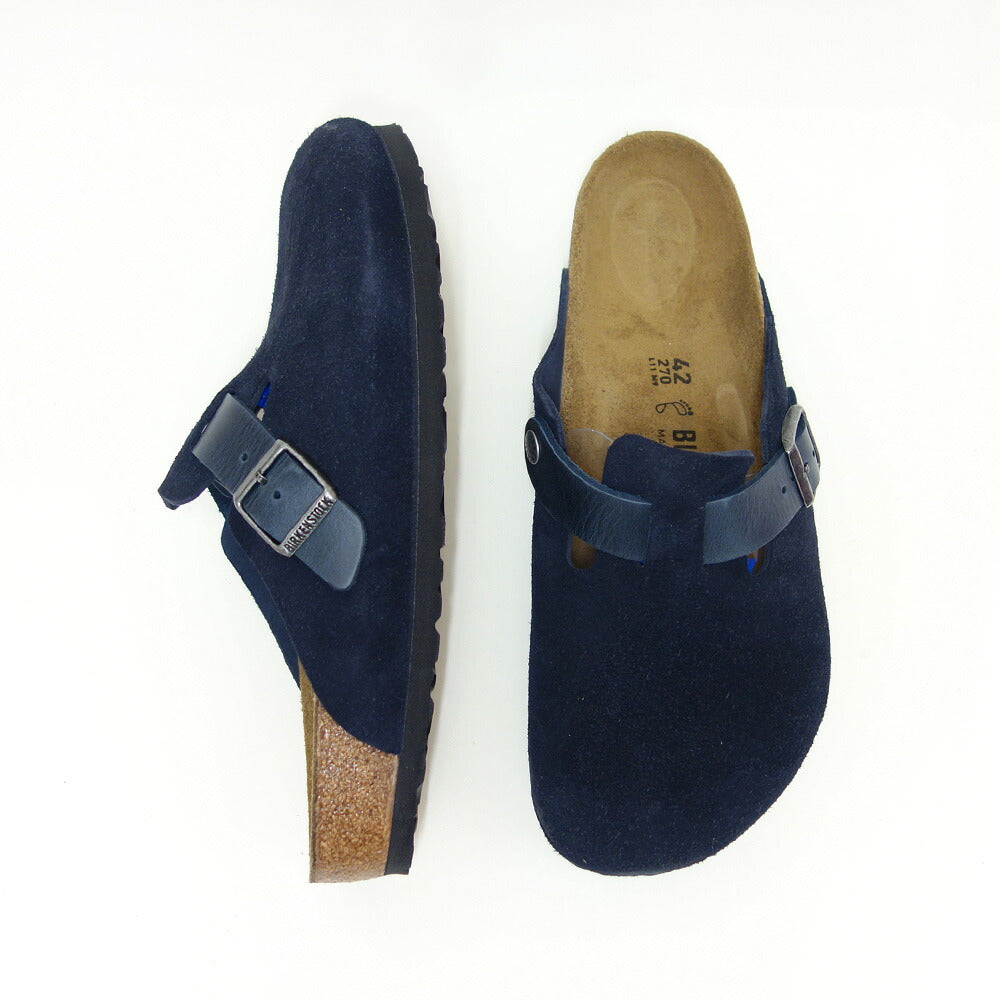 BIRKENSTOCK(ビルケンシュトック)Boston(ボストン)メンズ1028210(スエードレザー/ミッドナイト)レギュラーフィットドイツ生まれの快適フットベッド(正規輸入品)「靴」