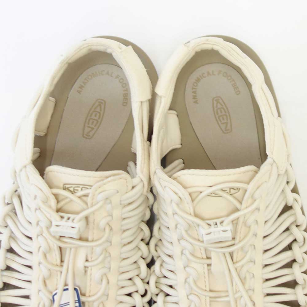 KEEN キーン UNEEK(ユニーク) 1028326(ユニセックス) カラー:WHITE CAP/CORNSTALK スニーカー サンダル アフタースポーツシューズ オフィスシューズ ガーデニングシューズ キャンプシューズ 「靴」