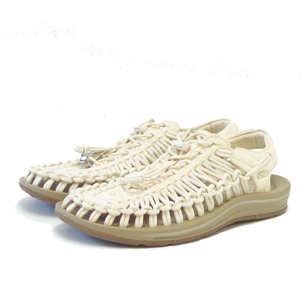 KEEN キーン UNEEK(ユニーク) 1028326(ユニセックス) カラー:WHITE CAP/CORNSTALK スニーカー サンダル アフタースポーツシューズ オフィスシューズ ガーデニングシューズ キャンプシューズ 「靴」