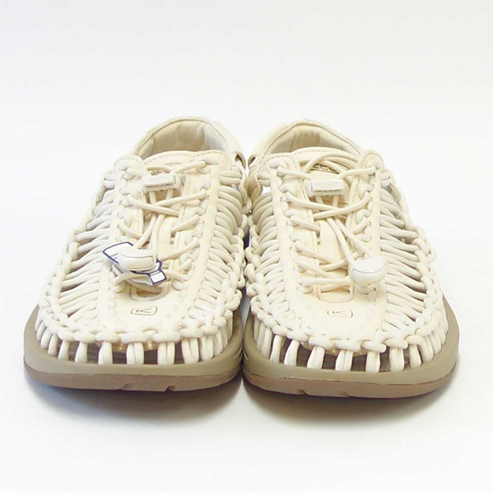 KEEN キーン UNEEK(ユニーク) 1028326(ユニセックス) カラー:WHITE CAP/CORNSTALK スニーカー サンダル アフタースポーツシューズ オフィスシューズ ガーデニングシューズ キャンプシューズ 「靴」
