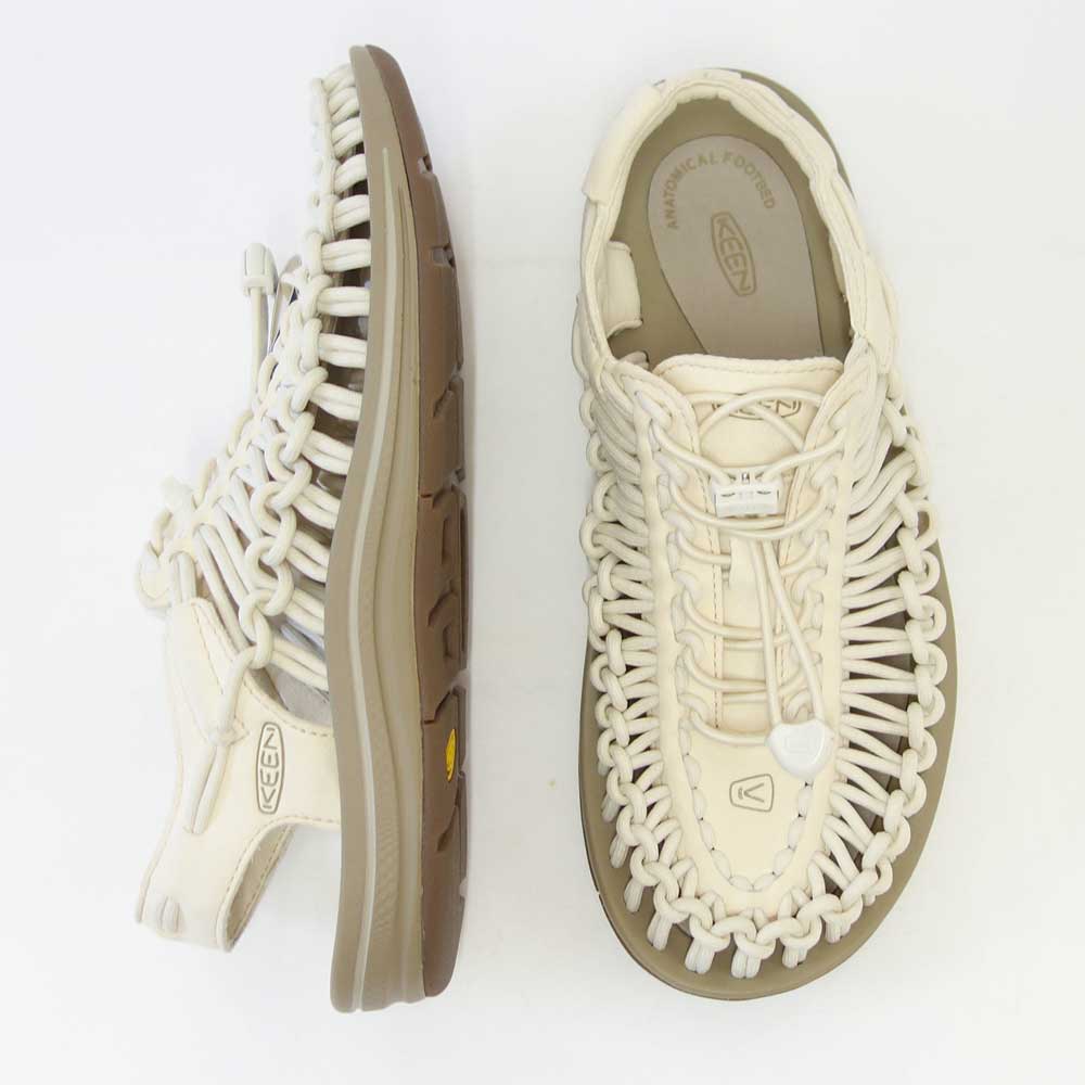 KEEN キーン UNEEK(ユニーク) 1028326(ユニセックス) カラー:WHITE CAP/CORNSTALK スニーカー サンダル アフタースポーツシューズ オフィスシューズ ガーデニングシューズ キャンプシューズ 「靴」
