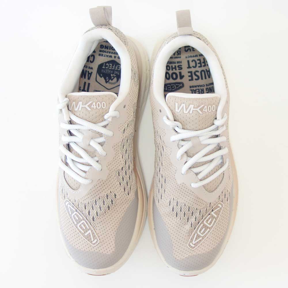 KEENキーンWK4001028892ダブルケー400ウォーキングシューズカラー:PlazaTaupe/Birchウォーキング(レディース)「靴」