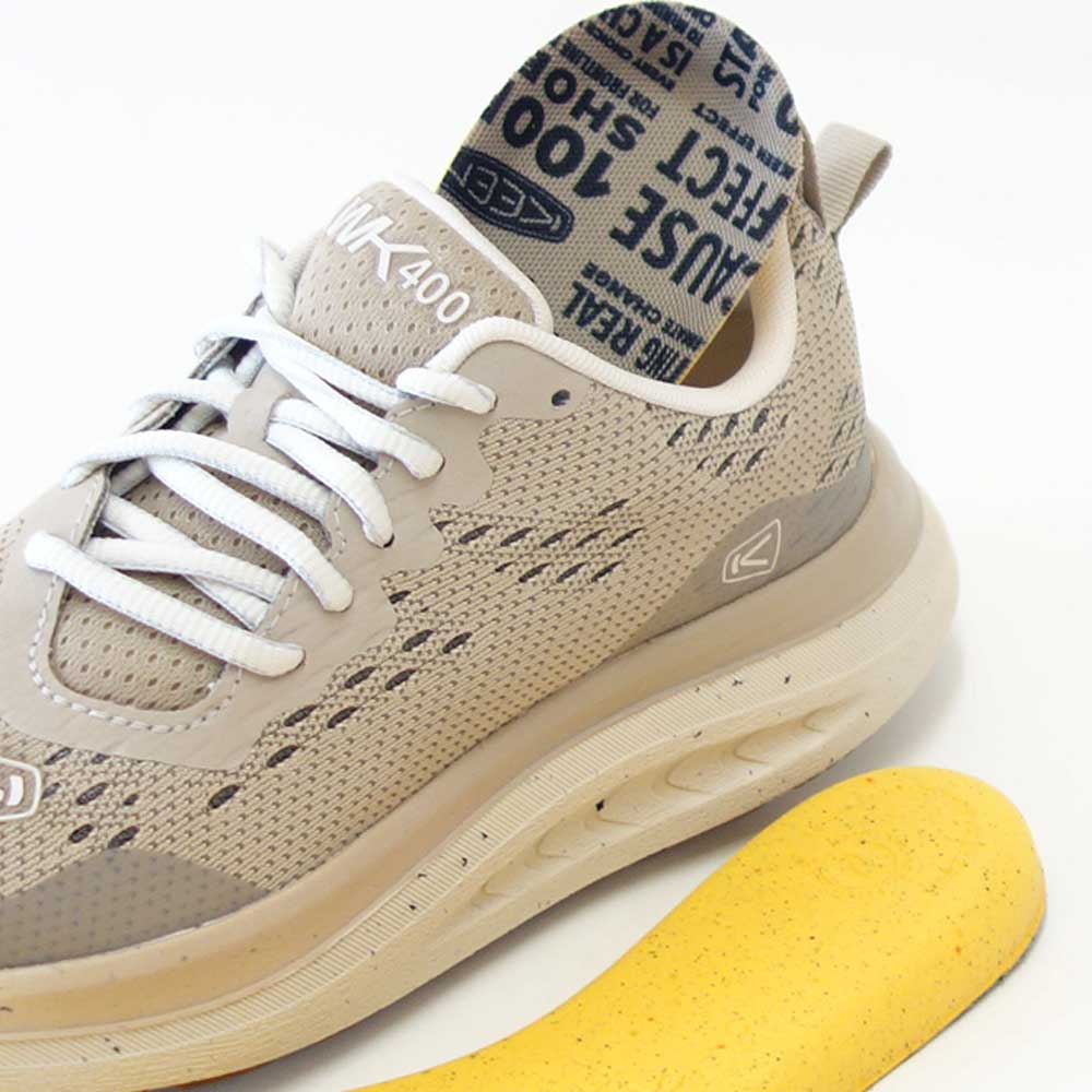 KEENキーンWK4001028892ダブルケー400ウォーキングシューズカラー:PlazaTaupe/Birchウォーキング(レディース)「靴」