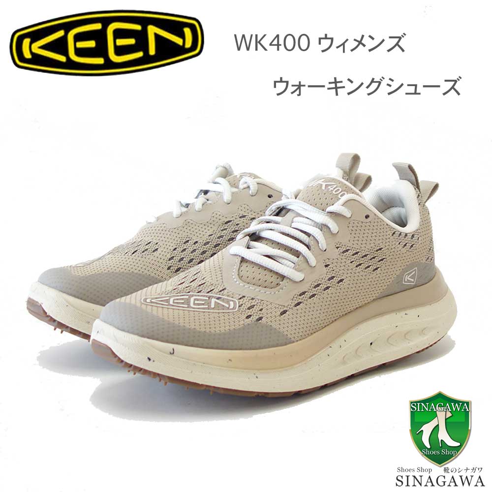KEENキーンWK4001028892ダブルケー400ウォーキングシューズカラー:PlazaTaupe/Birchウォーキング(レディース)「靴」