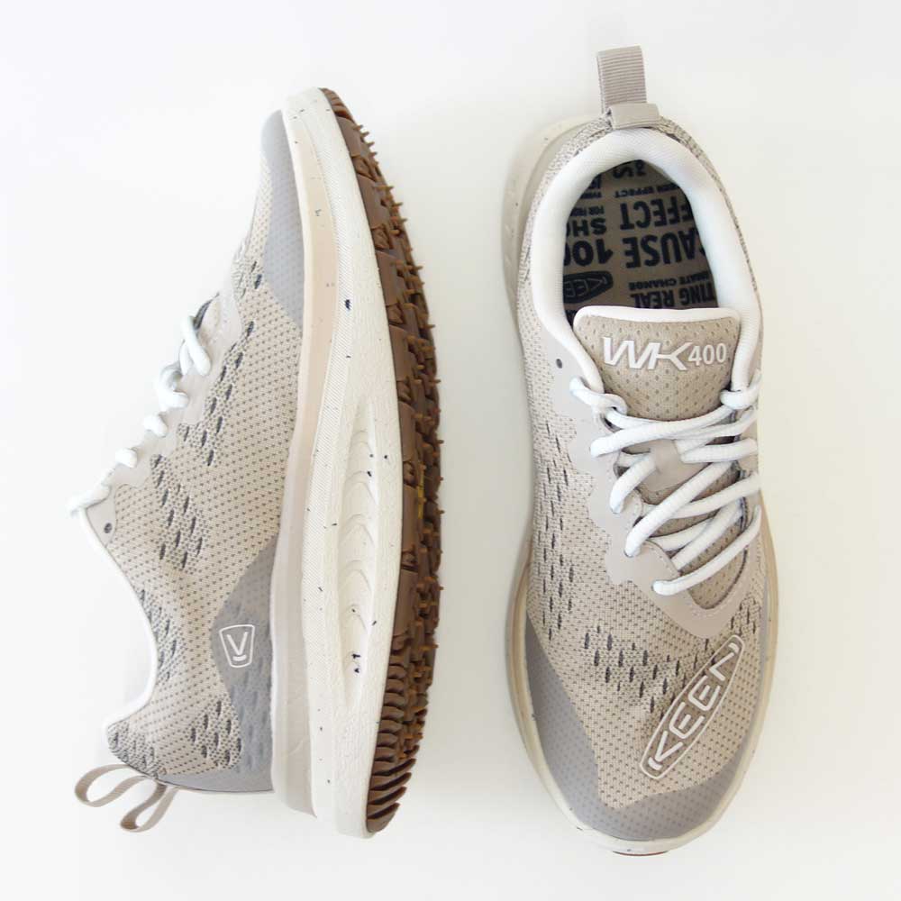 KEENキーンWK4001028892ダブルケー400ウォーキングシューズカラー:PlazaTaupe/Birchウォーキング(レディース)「靴」