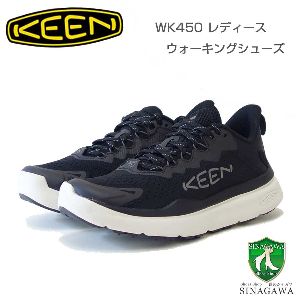 KEENキーンWK4501028917ダブルケー450ウォーキングシューズカラー:Black/StarWhiteウォーキング(レディース)「靴」
