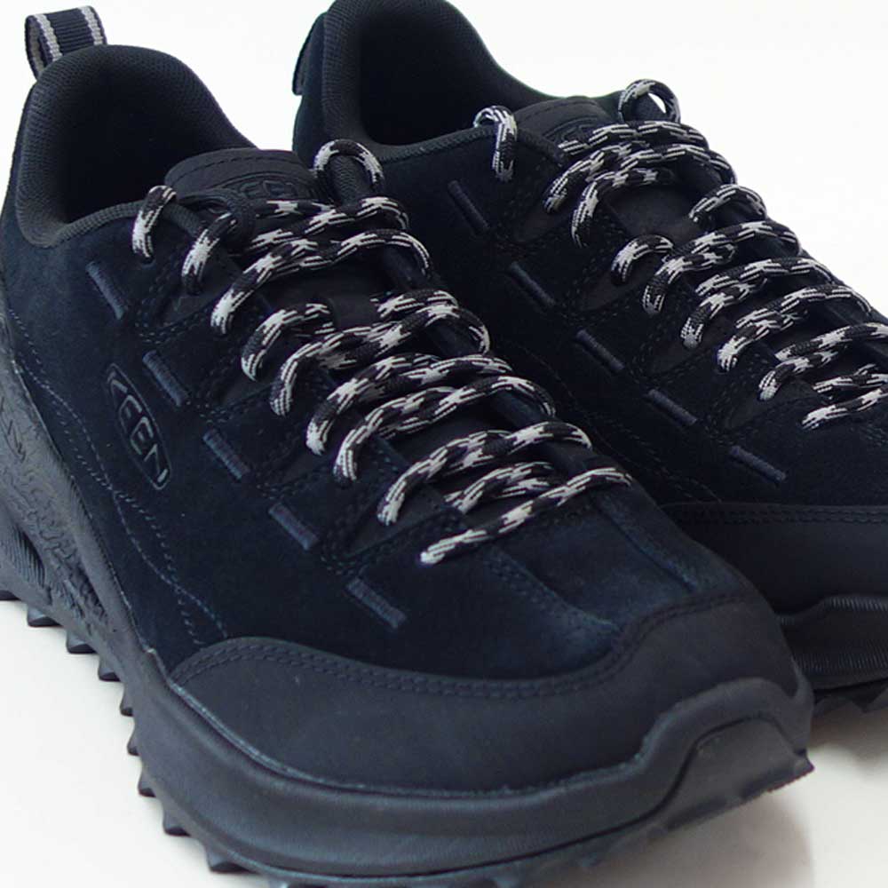 KEENキーンジャスパーザイオニックJASPERZIONIC1029584(メンズ)カラー:Black/Alloyレザースニーカーウォーキング「靴」